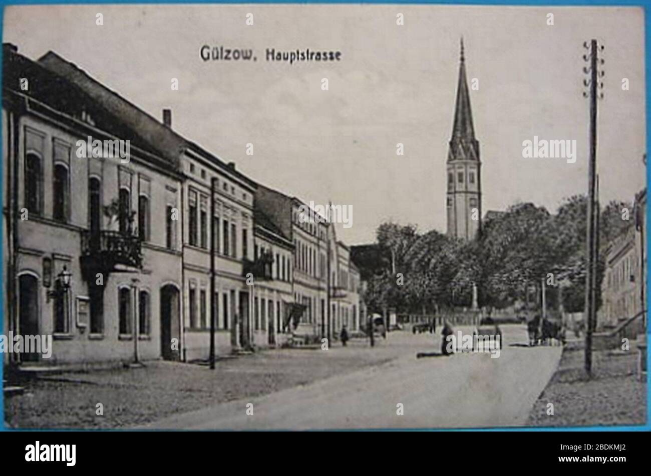 Gülzow - Hauptstrasse 2. Stock Photo