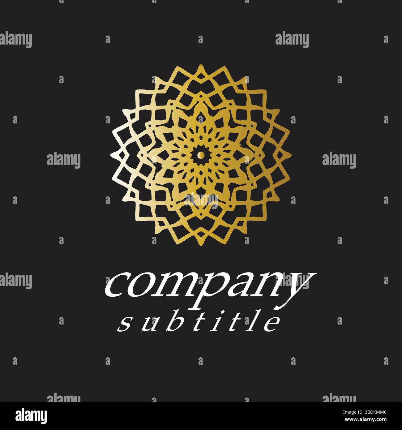 ornament logo Stock Vector