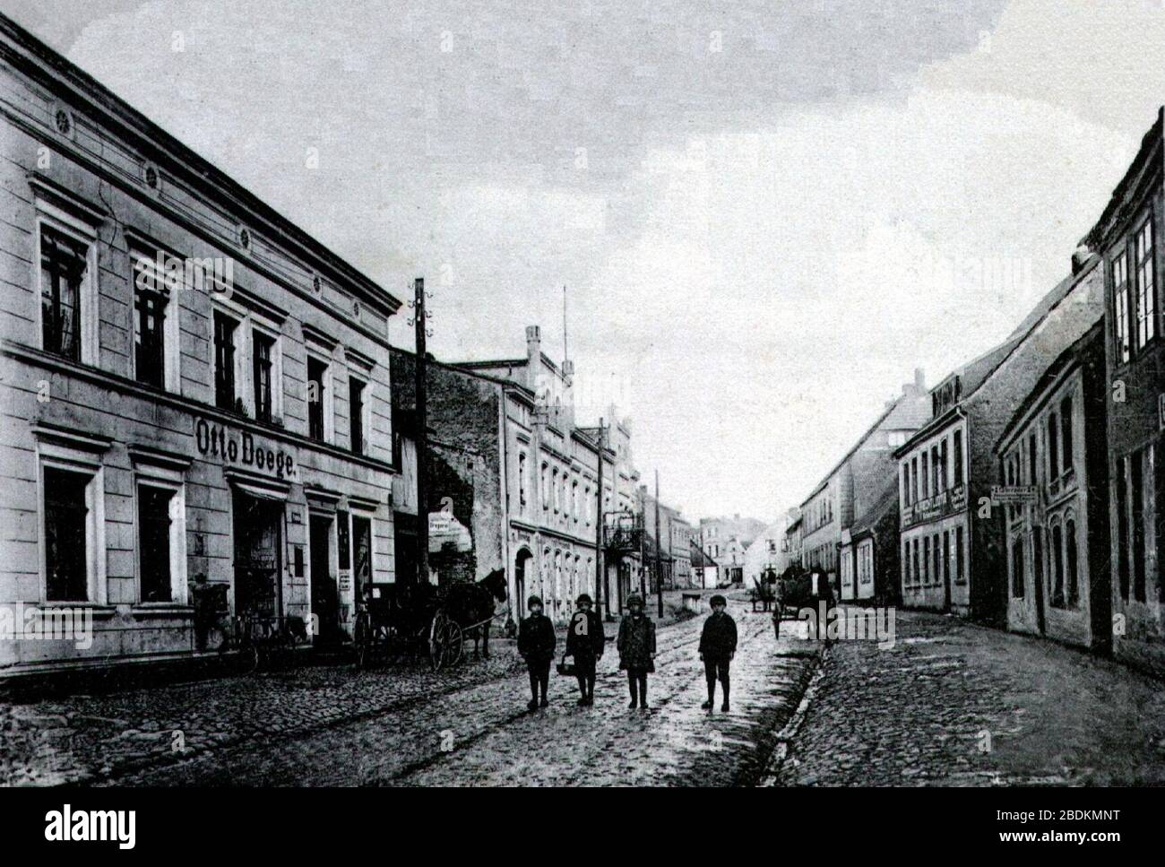 Gülzow in Pommern - 1927-12-31. Stock Photo