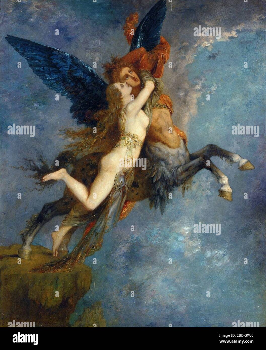 Gustave Moreau La Chimère v1 Stock Photo Alamy