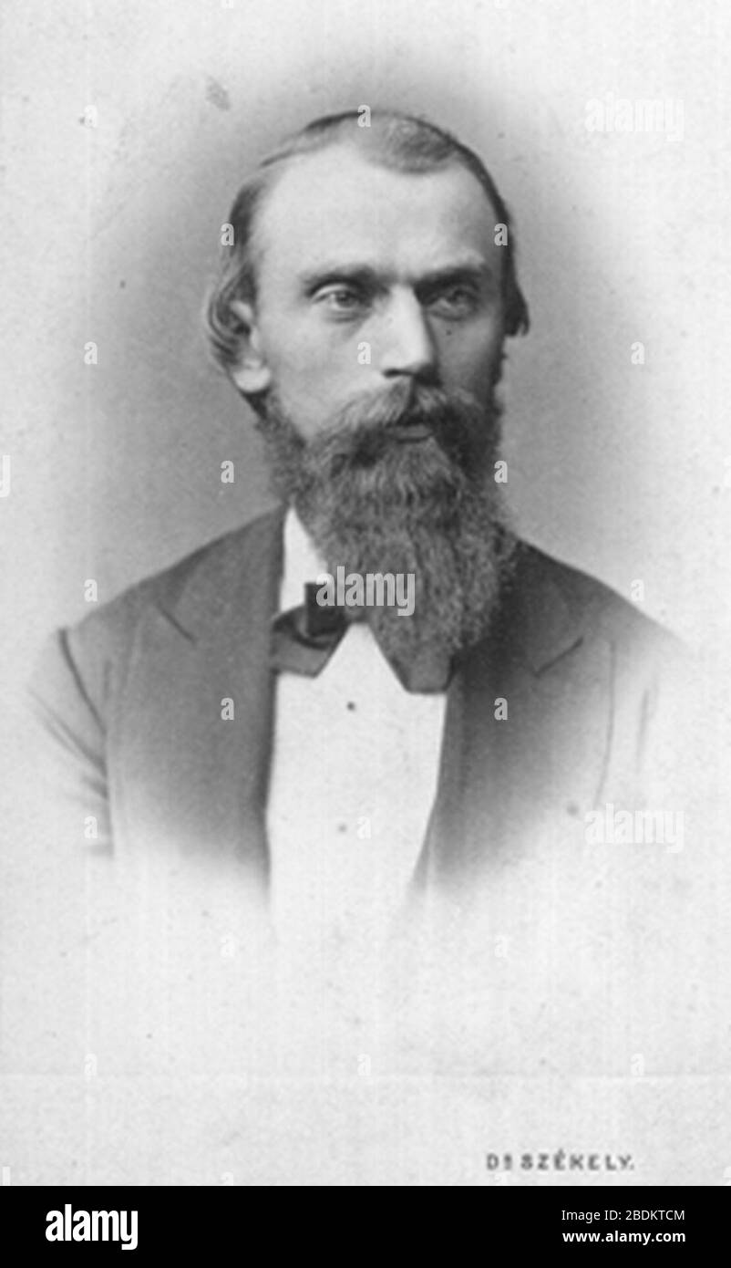 Gustavus Detlef Hinrichs 1868. Stock Photo