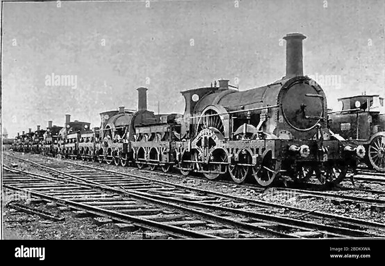 GWR broad gauge Stock Photo Alamy