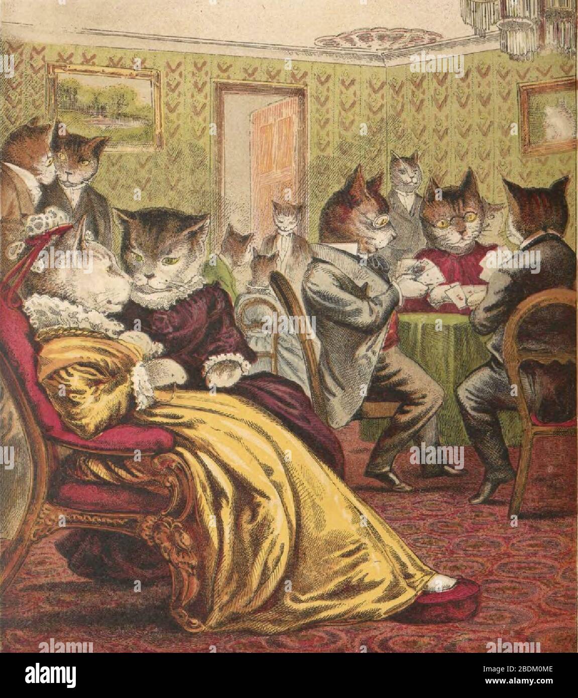 H F Une Soiree Dans Le Monde Des Chats 1877 P022 Stock Photo Alamy H F Une Soiree Dans Le Monde Des Chats 1877 P022 Stock Photo Alamy