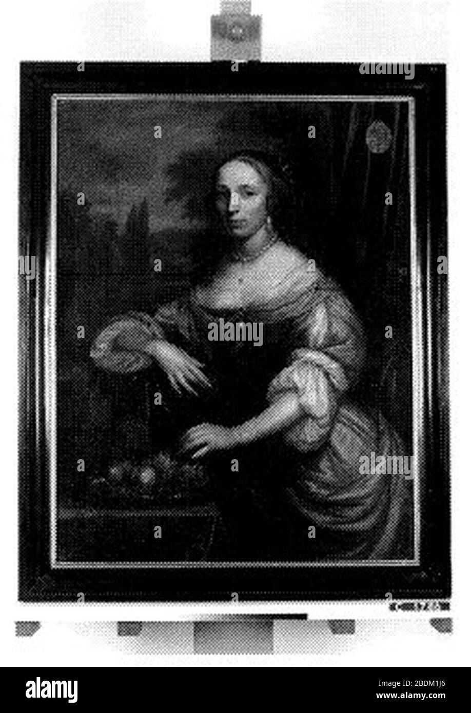 H. Verelst - Petronella Haack (1638-1683). Echtgenote van Conelis Calkoen Stock Photo