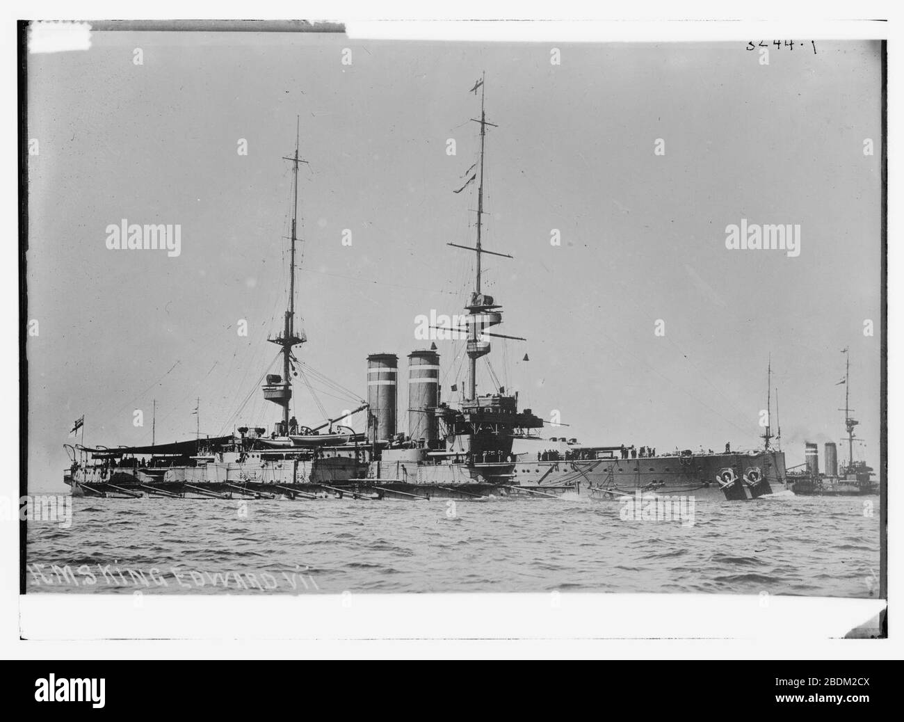 H.M.S. KING EDWARD VII Stock Photo - Alamy