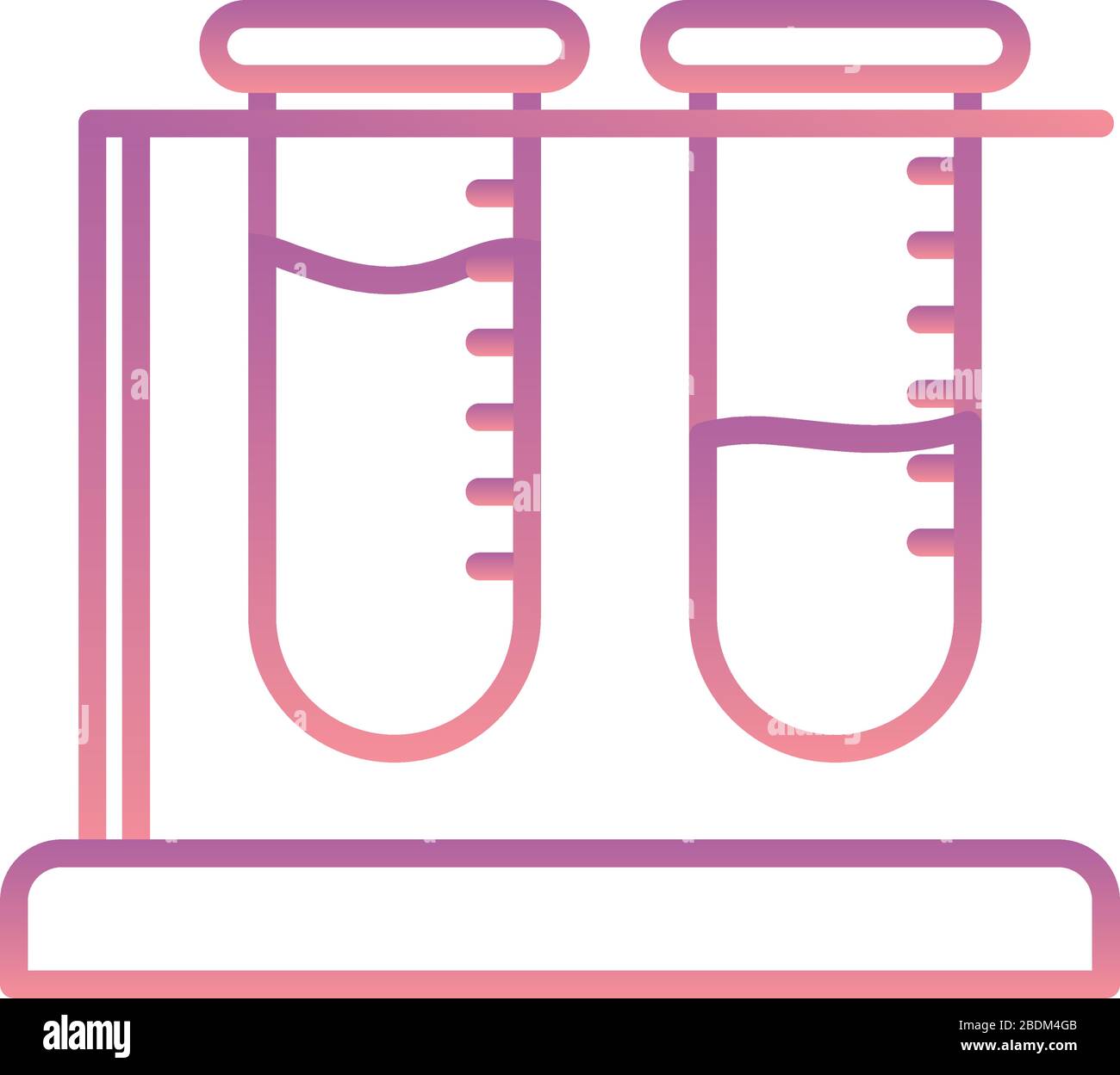 Science tubes gradient style icon vector design Stock Vector Image ...