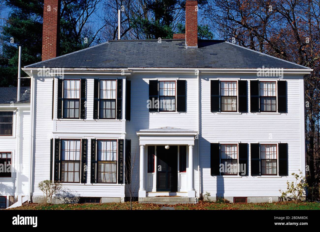 Emerson House, Concord, Massachusetts Stock Photo Alamy