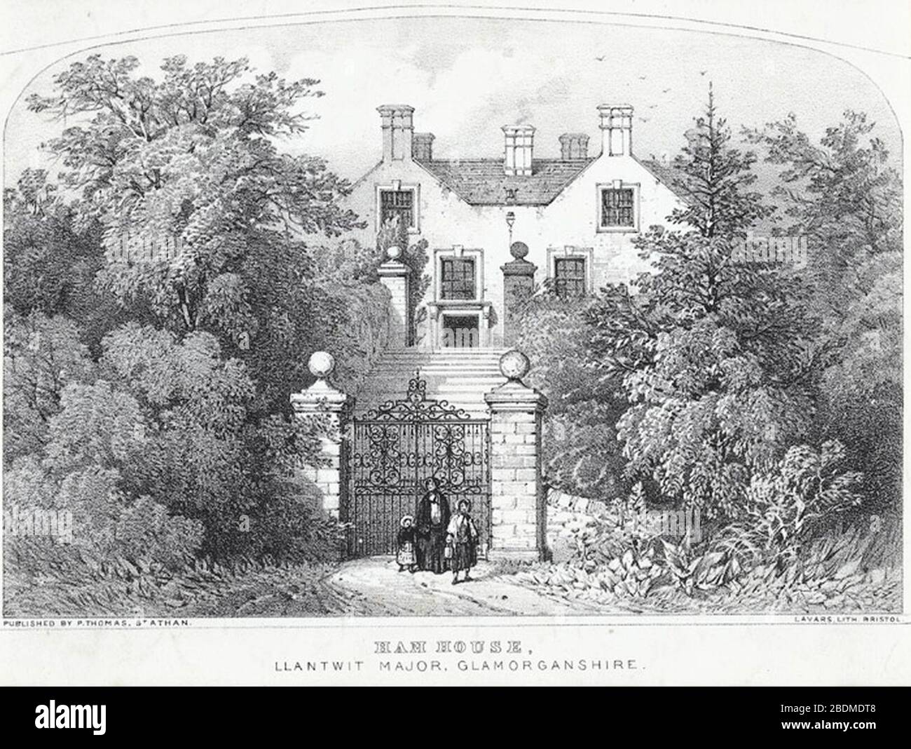 Ham house Llantwit Major Stock Photo Alamy