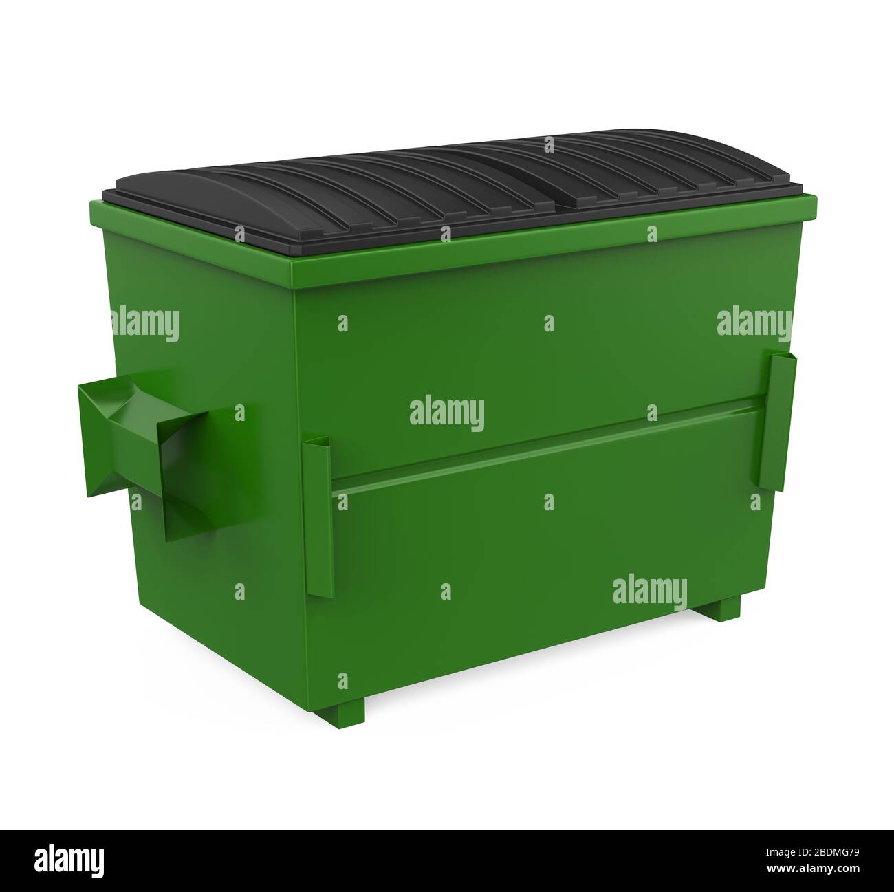 Garbage Dumpster Isolated Stock Photo Alamy