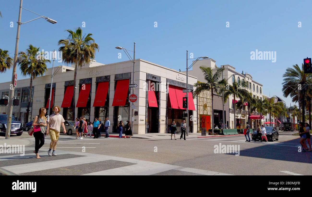 Rodeo Drive in Beverly Hills - Cartier 