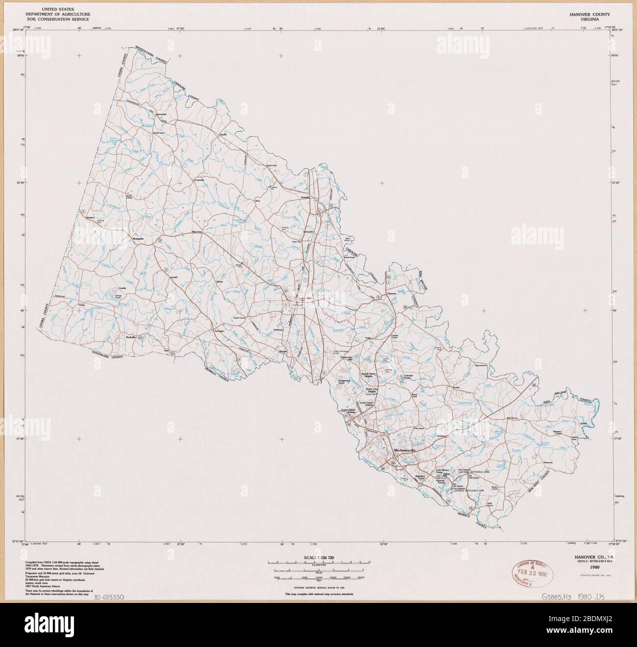 Hanover County, Virginia Stock Photo Alamy