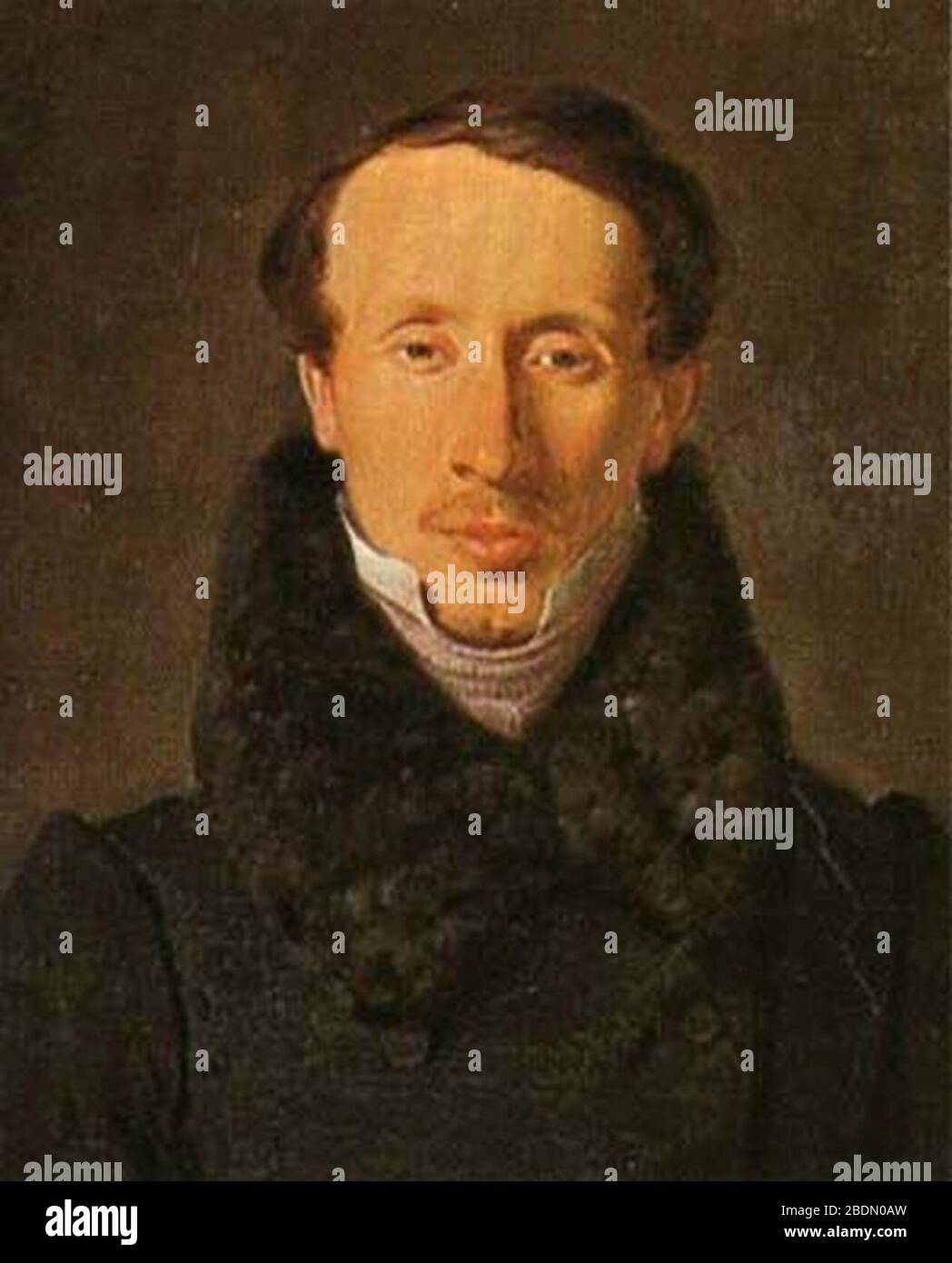 Hans Christian Andersen (1834 painting Stock Photo Alamy