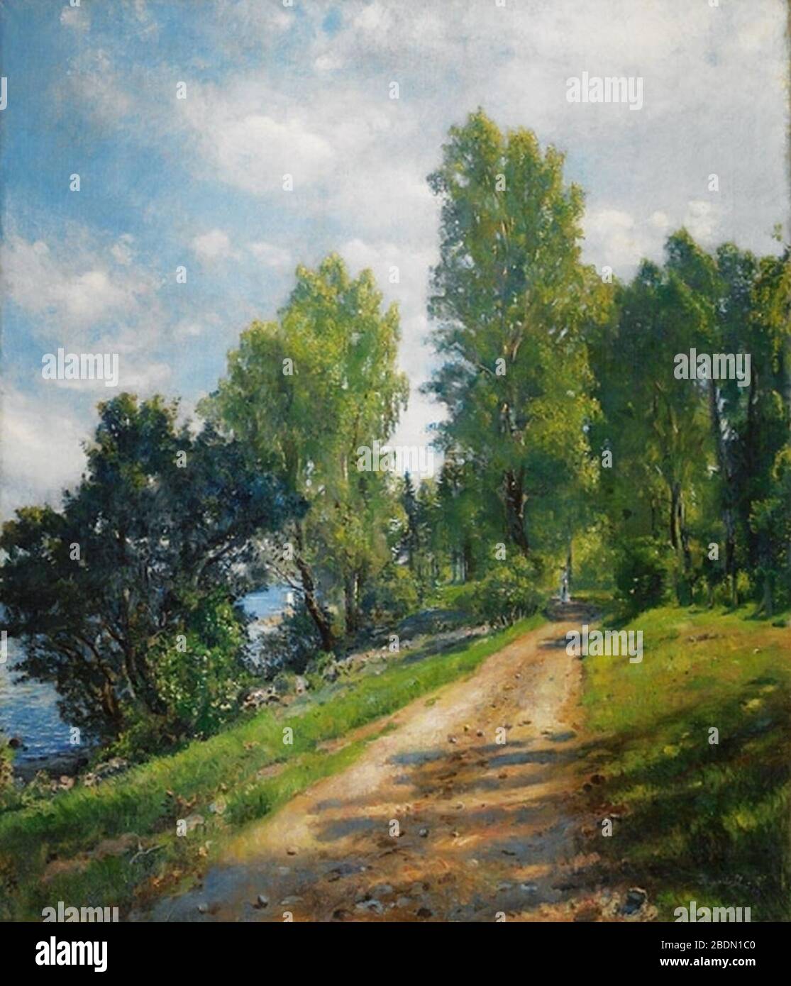 Hans HeyerdahlLandeveien Åsgårdstrand 1890 Stock Photo Alamy