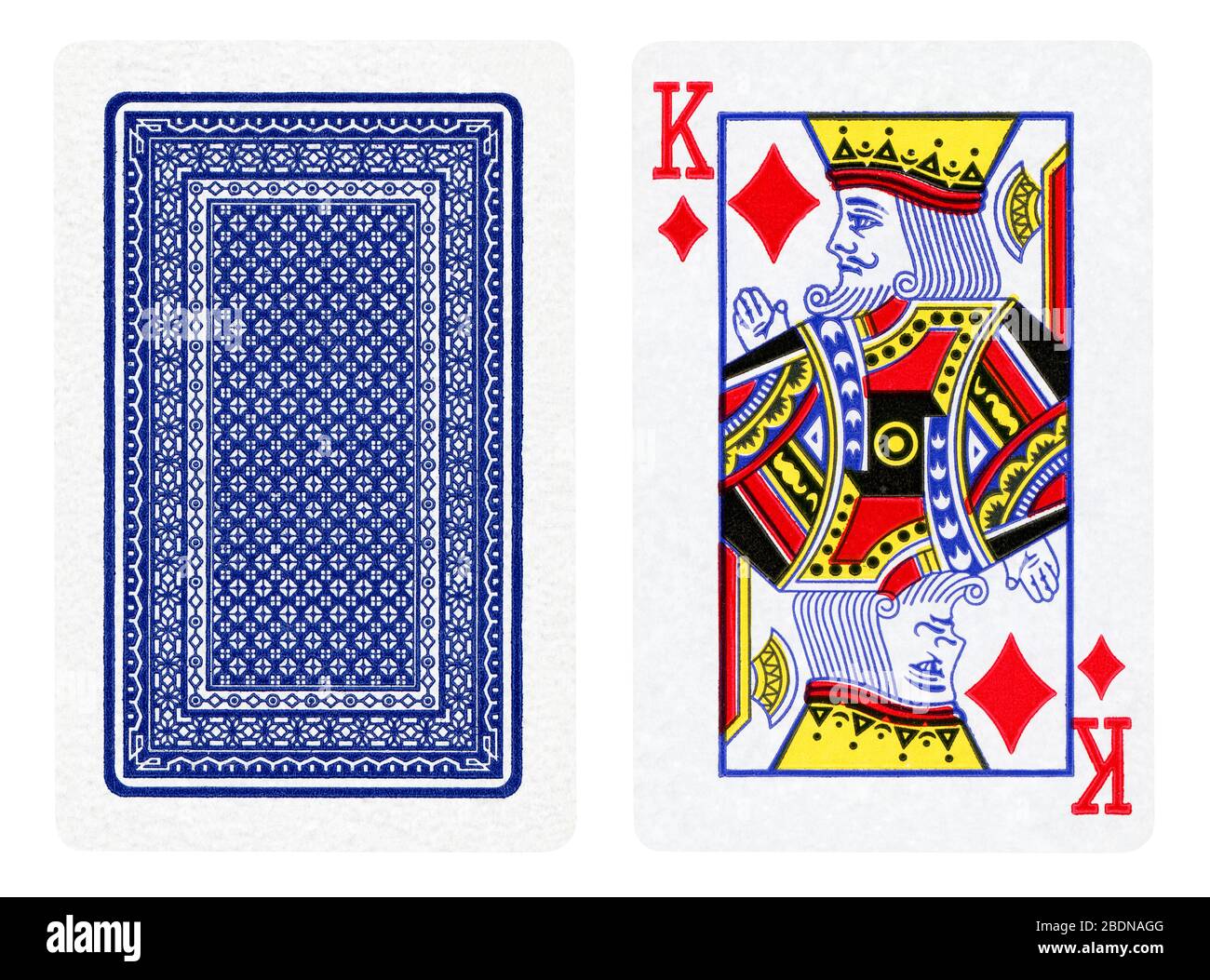 Three Playing Cards: King, Queen and Jack of Diamonds. Stock Photo - Image  of fortune, card: 140722516