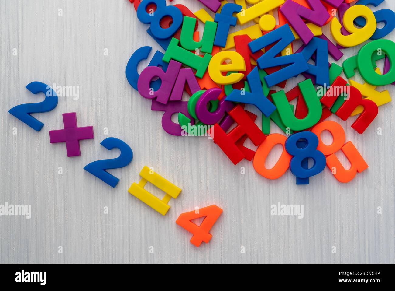 Playing with numbers and letters. Simple multiplication