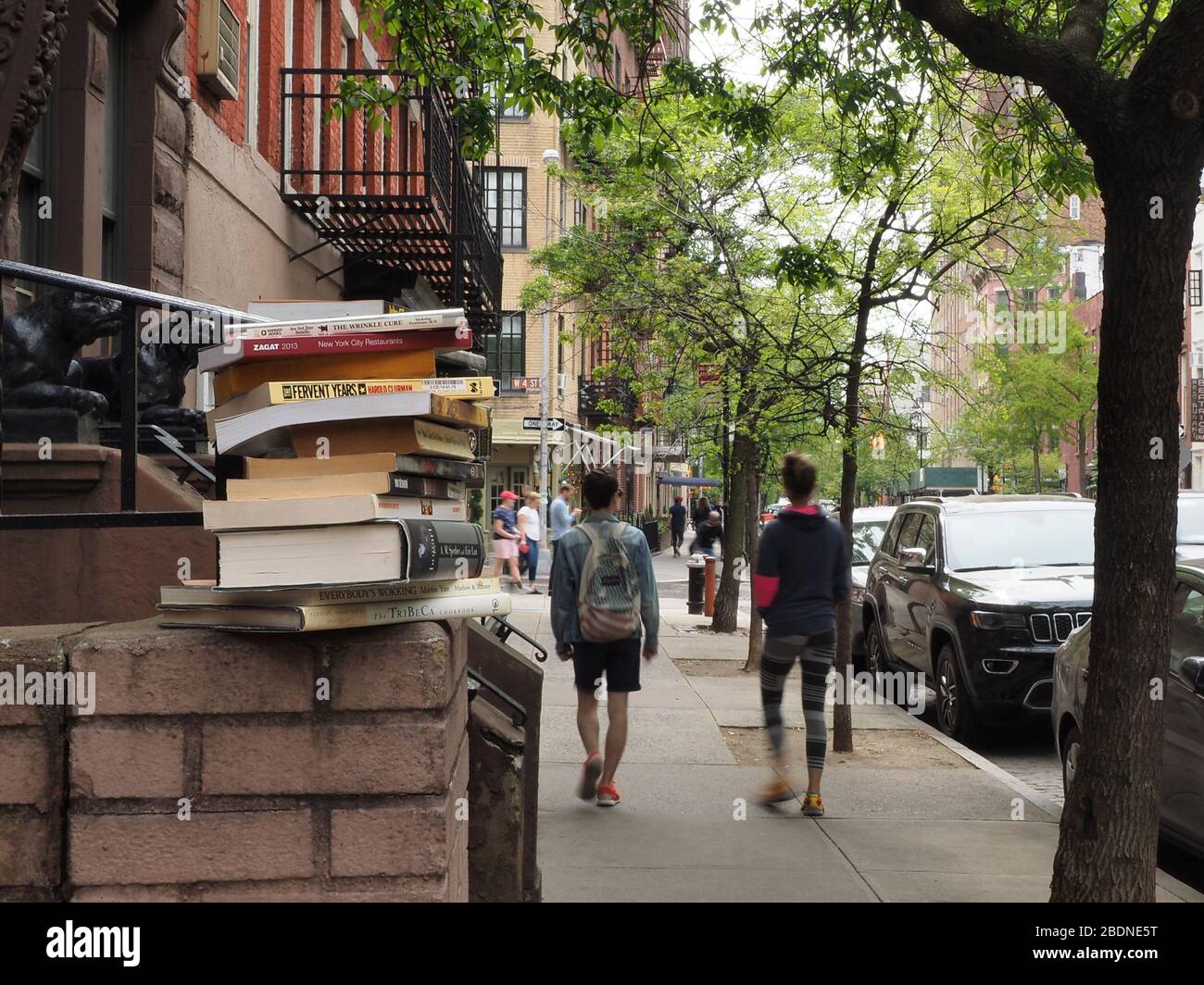 Walking in Soho New York City Stock Photo - Alamy