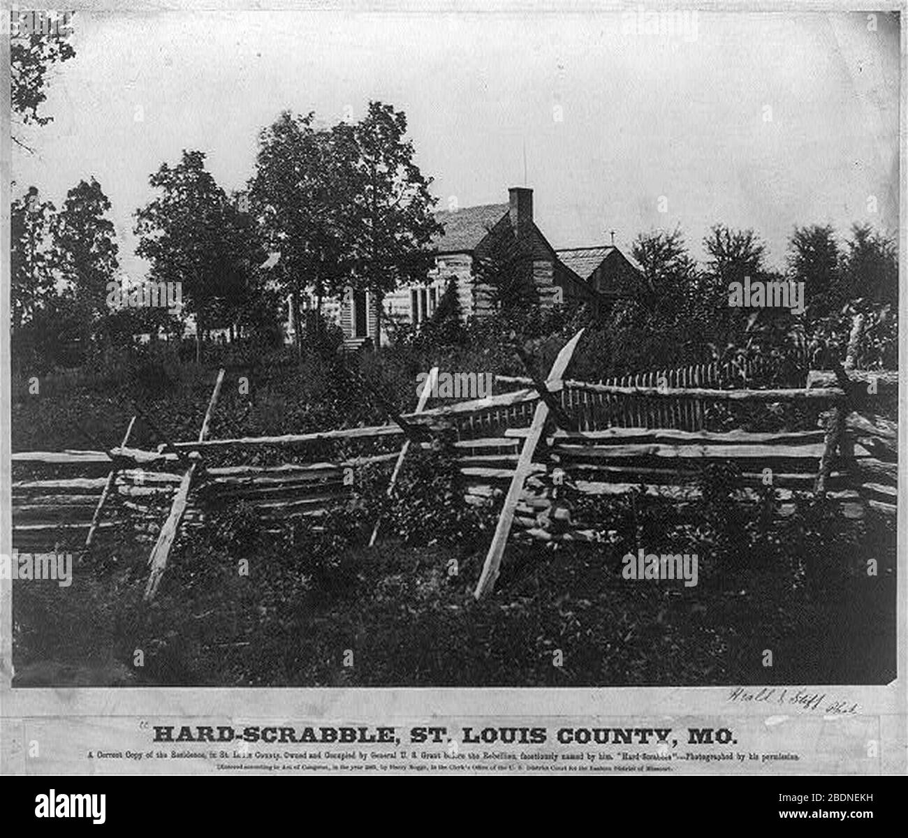Hard-scrabble St. Louis County Mo. - Heald & Stiff phot. Stock Photo