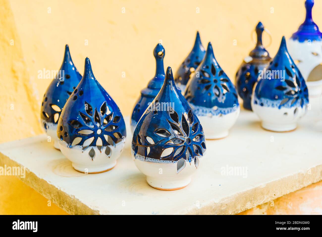 Beautiful handmade pottery. Art / craftmanship concept Stock Photo Alamy