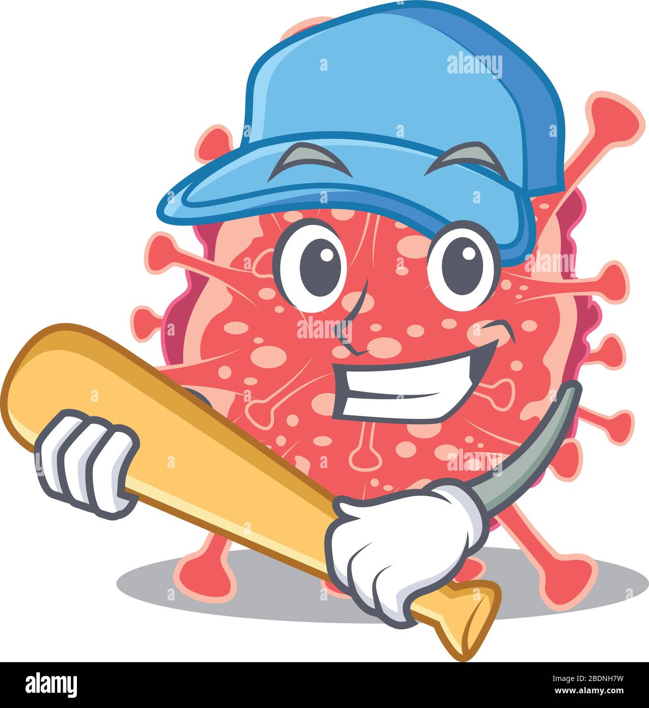 Picture of polyploviricotina cartoon character playing baseball Stock ...