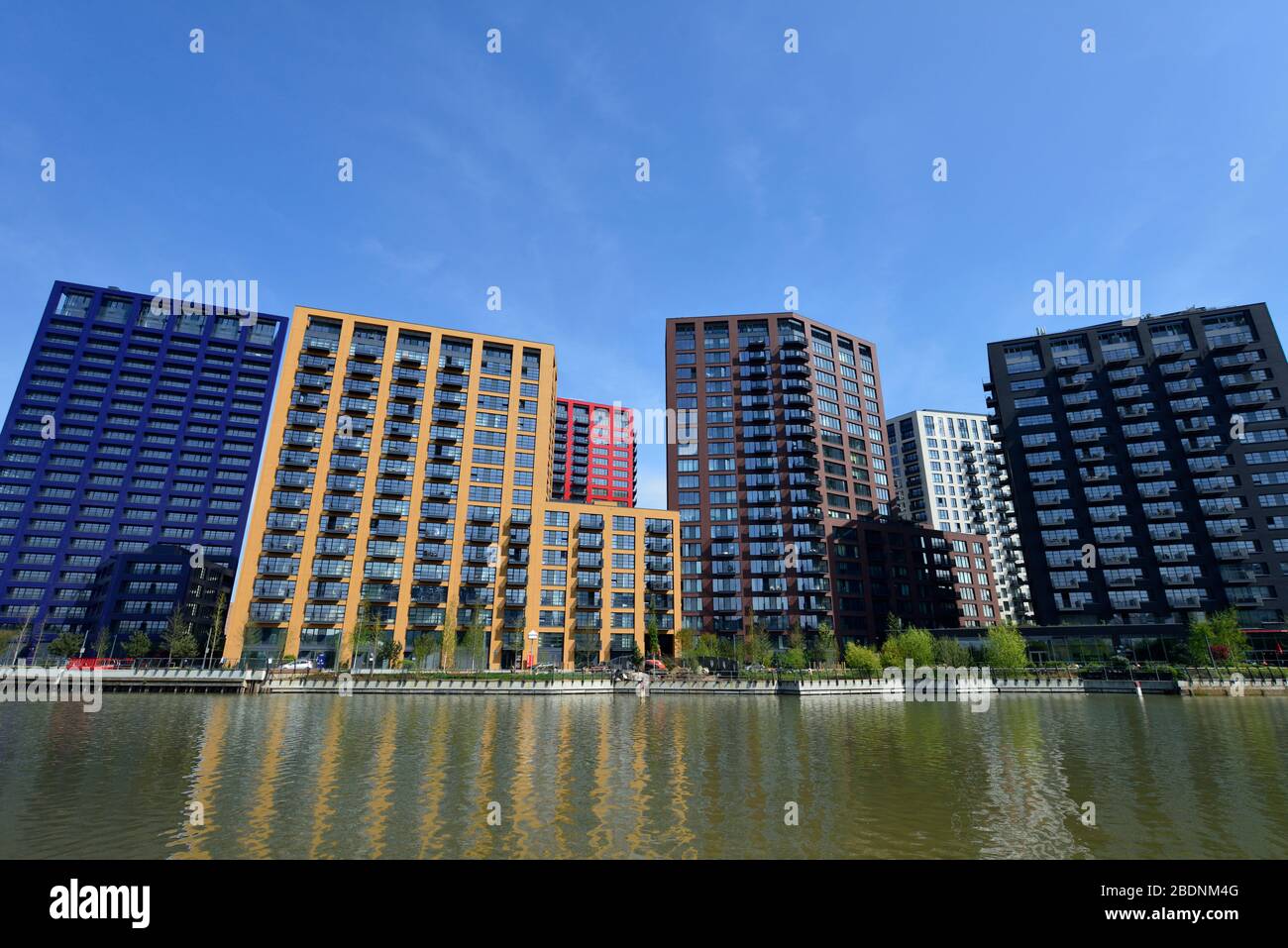 City Island residential development, Canning Town, East London, United Kingdom Stock Photo