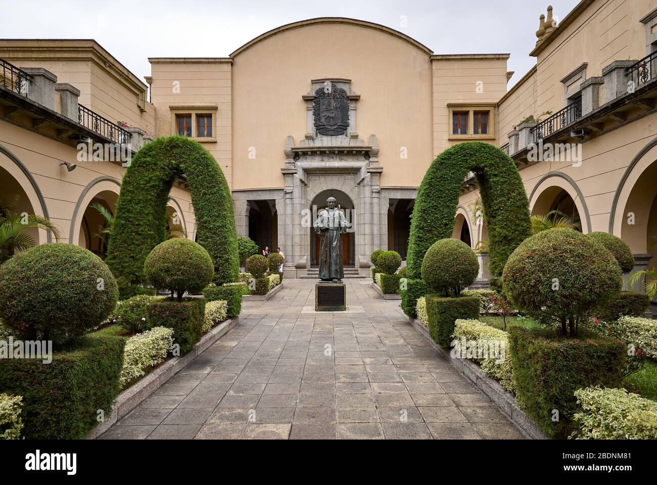 Courtyard in the University de Los Andes, MERIDA, Venezuela, South America, America Stock Photo