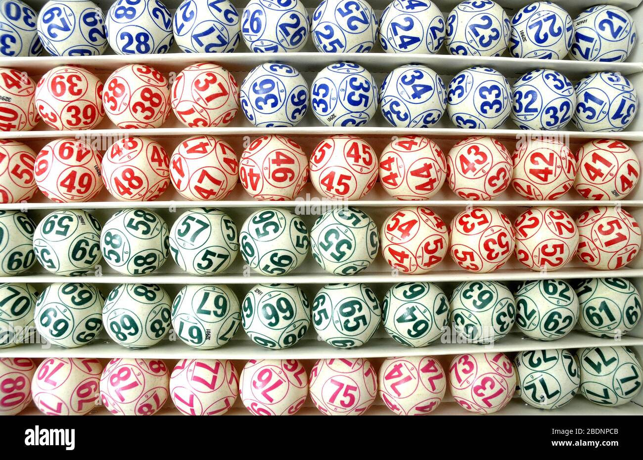 balls with numbers Stock Photo Alamy