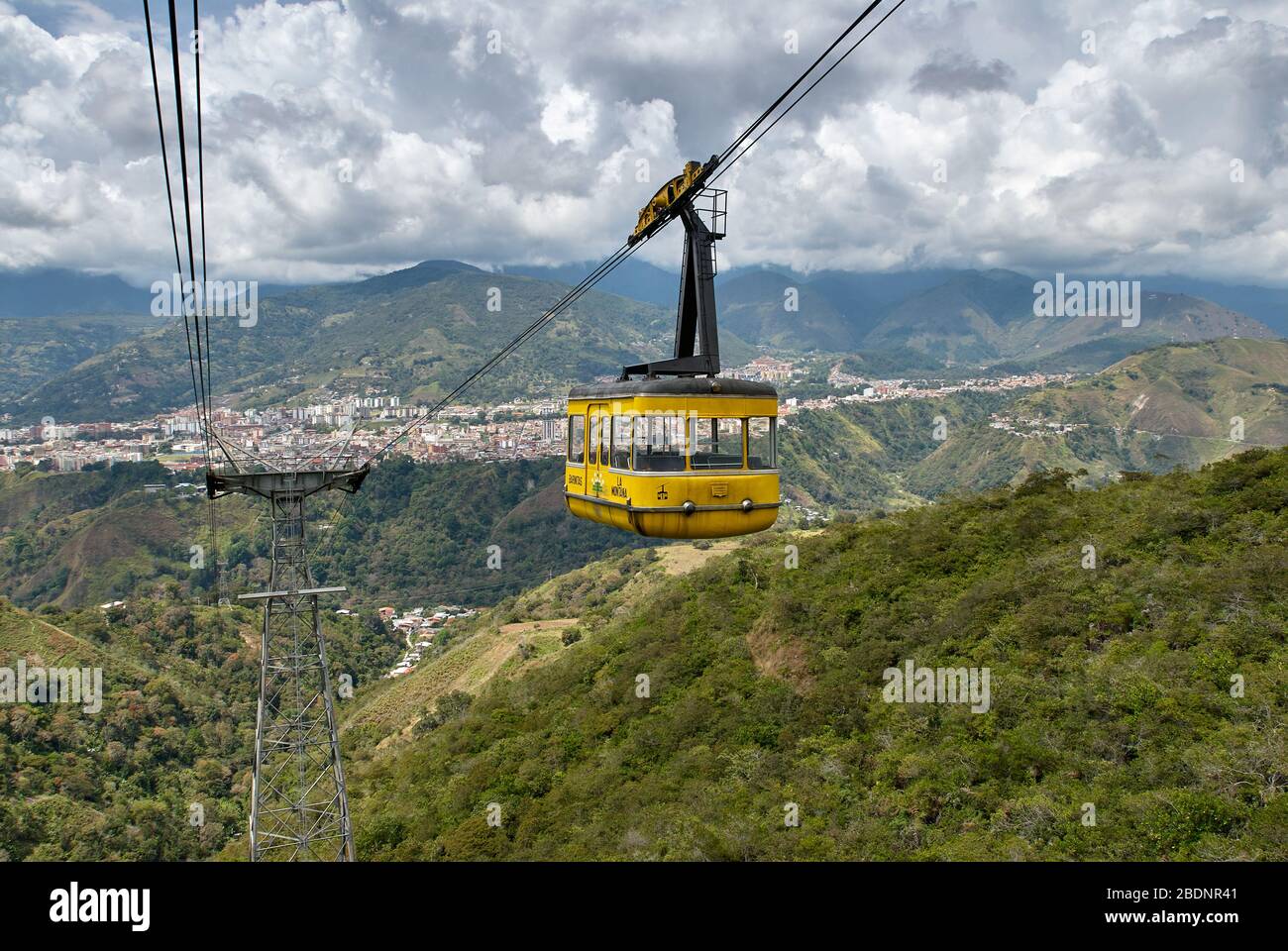 Teleferico, worlds longst and highest cable car, Merida, Venezuela