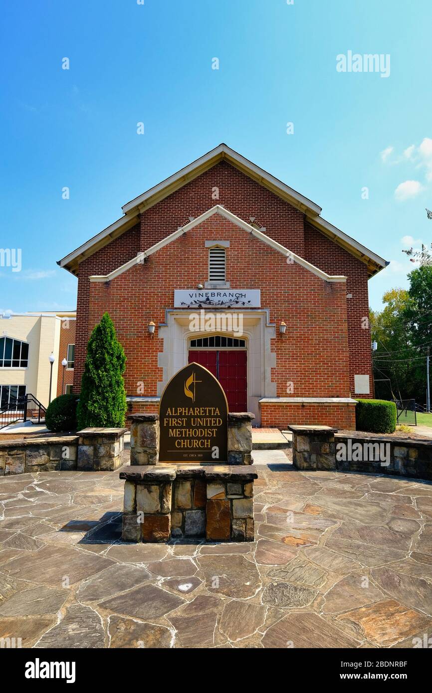 Alpharetta First United Methodist Church Stock Photo