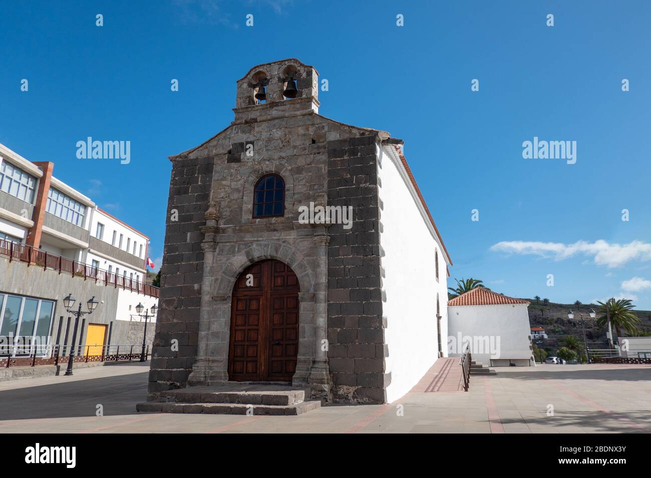 La Gomera katolic church Stock Photo Alamy