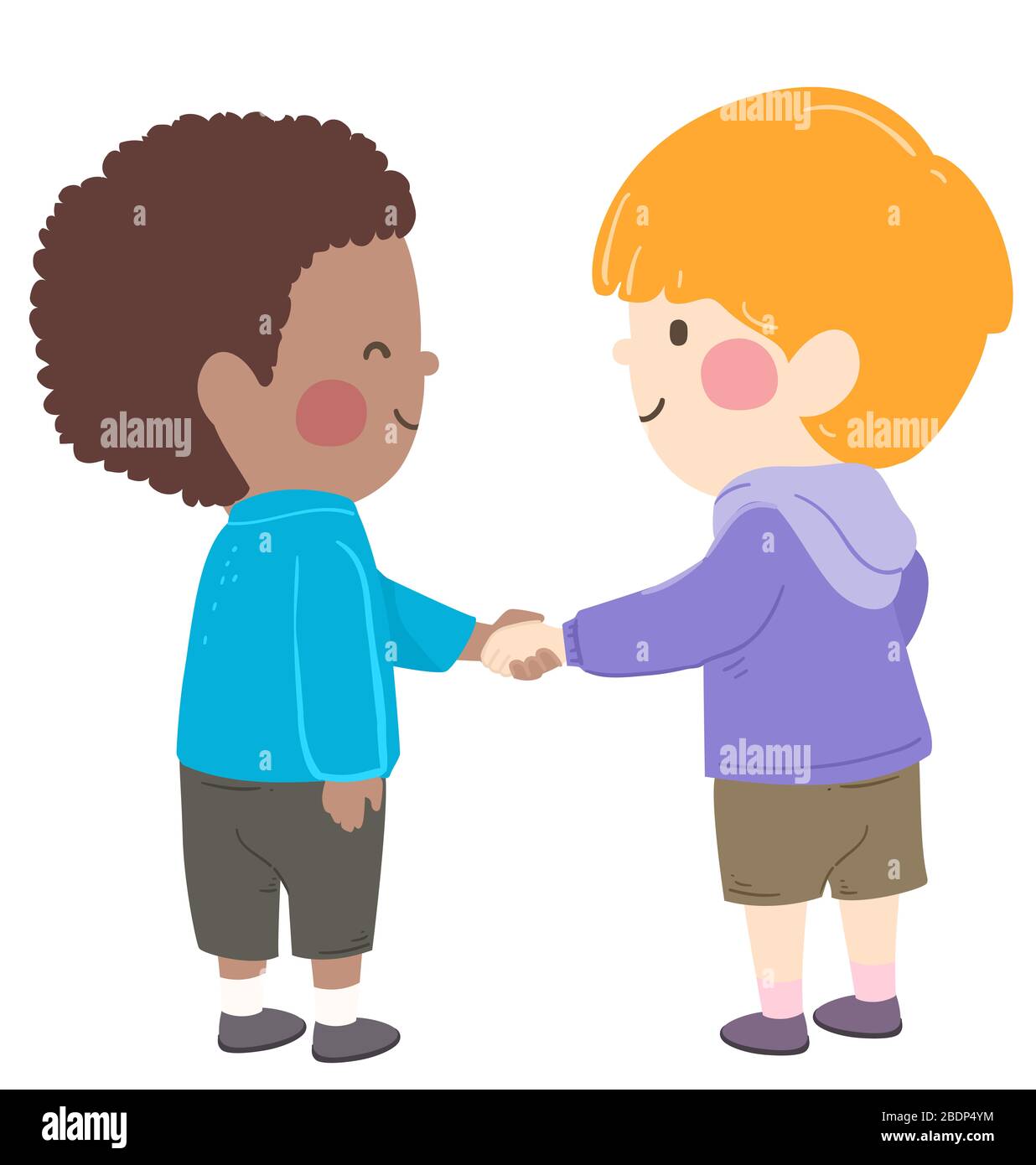 Children Shaking Hands Cut Out Stock Images And Pictures Alamy