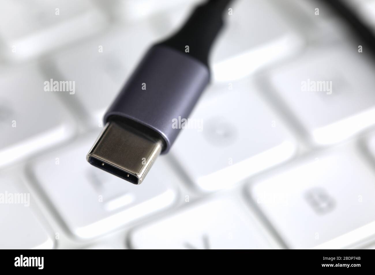 Cable for different gadgets Stock Photo