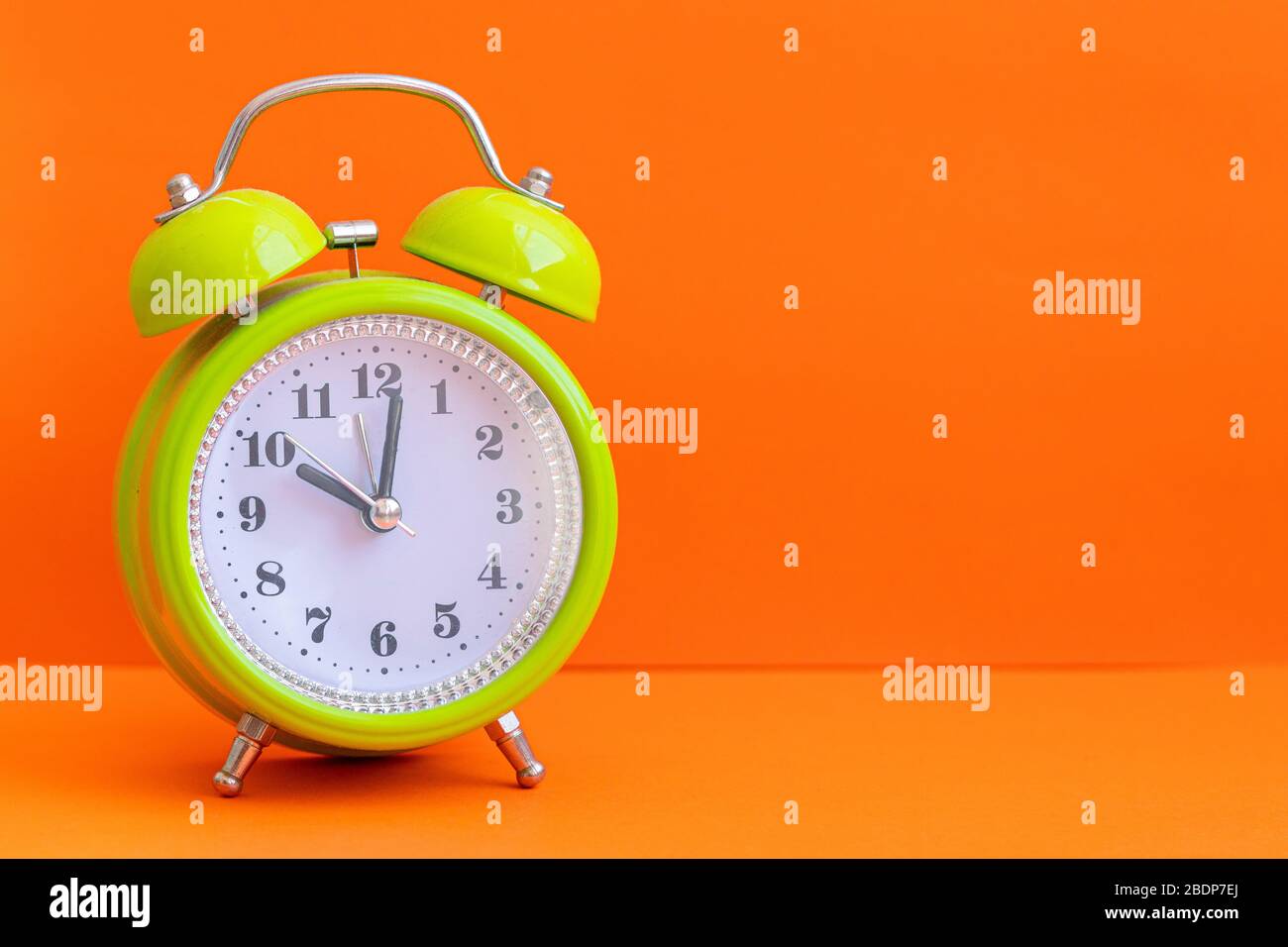Colorful alarm clock, ideal for waking up in the morning Stock Photo