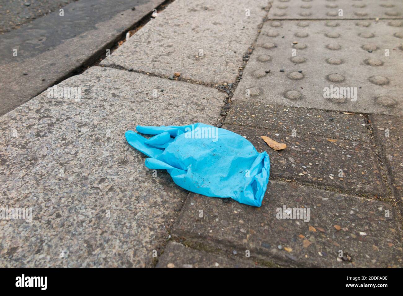 Latex or vinyl type health protective hand glove / gloves which have