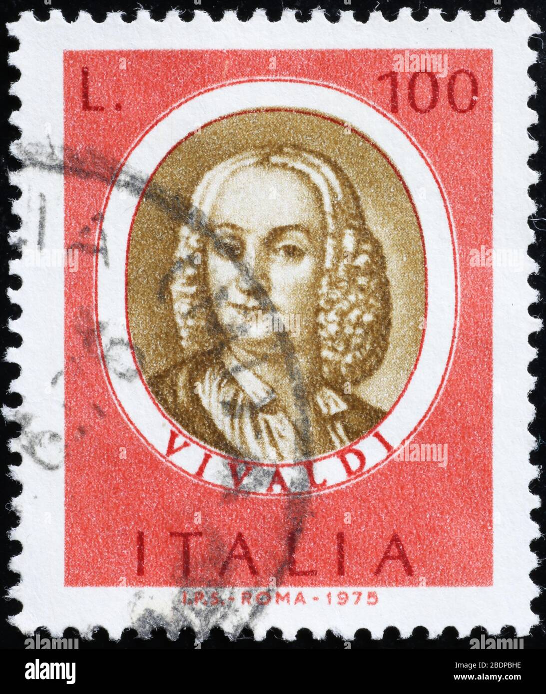 Composer Antonio Vivaldi On Italian Postage Stamp Stock Photo Alamy