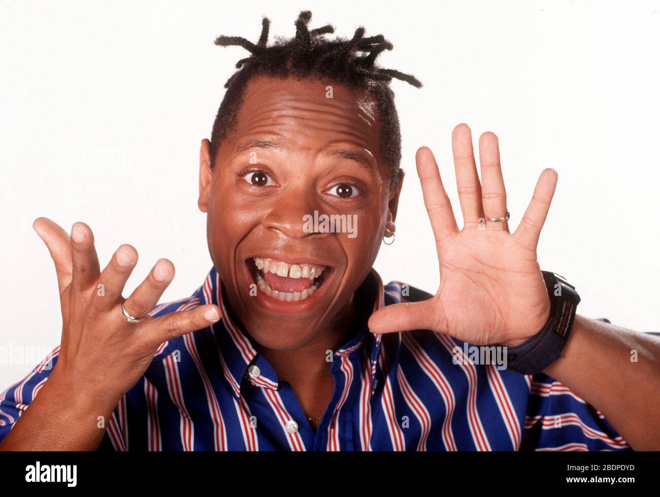 Moderator RICKY HARRIS zur eigenen Talkshow Ricky!, Deutschland 1999