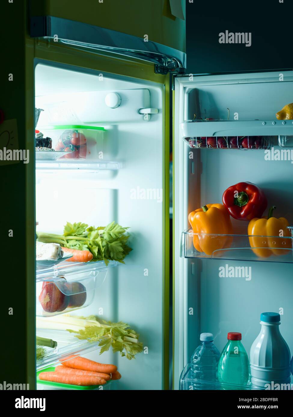 kitchen drinks fridge