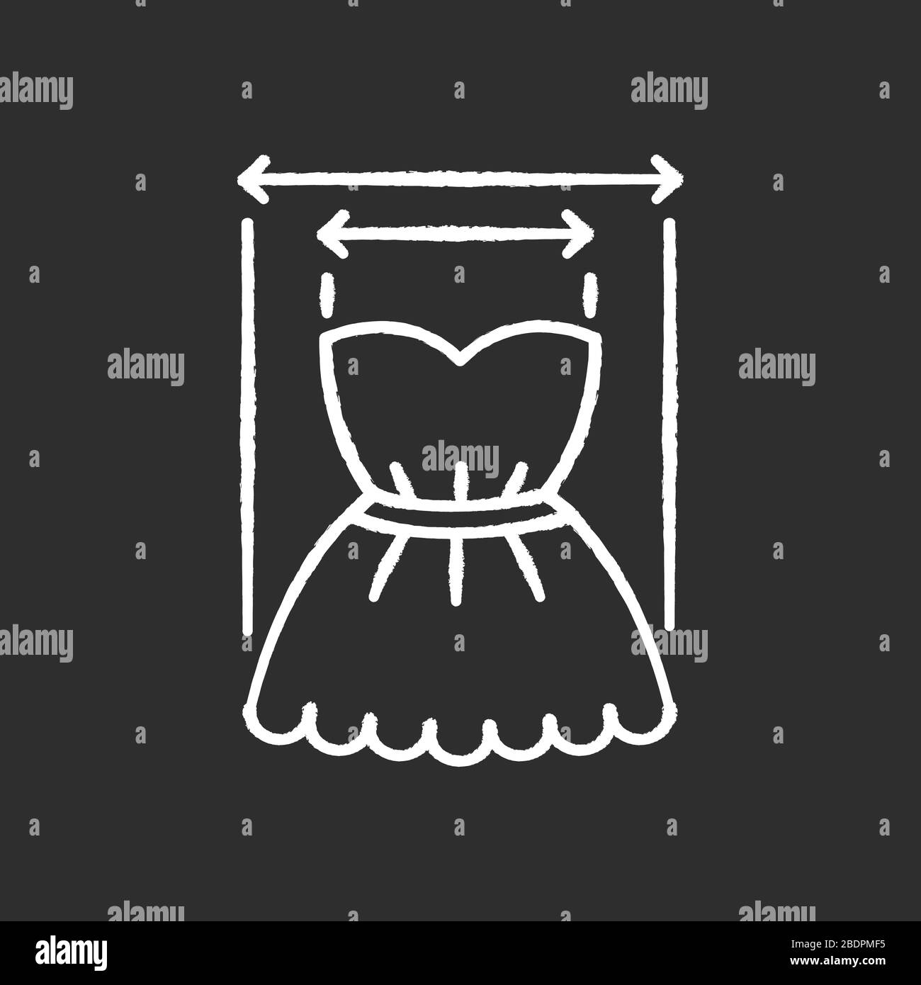 Bust measurement Stock Vector Images - Alamy