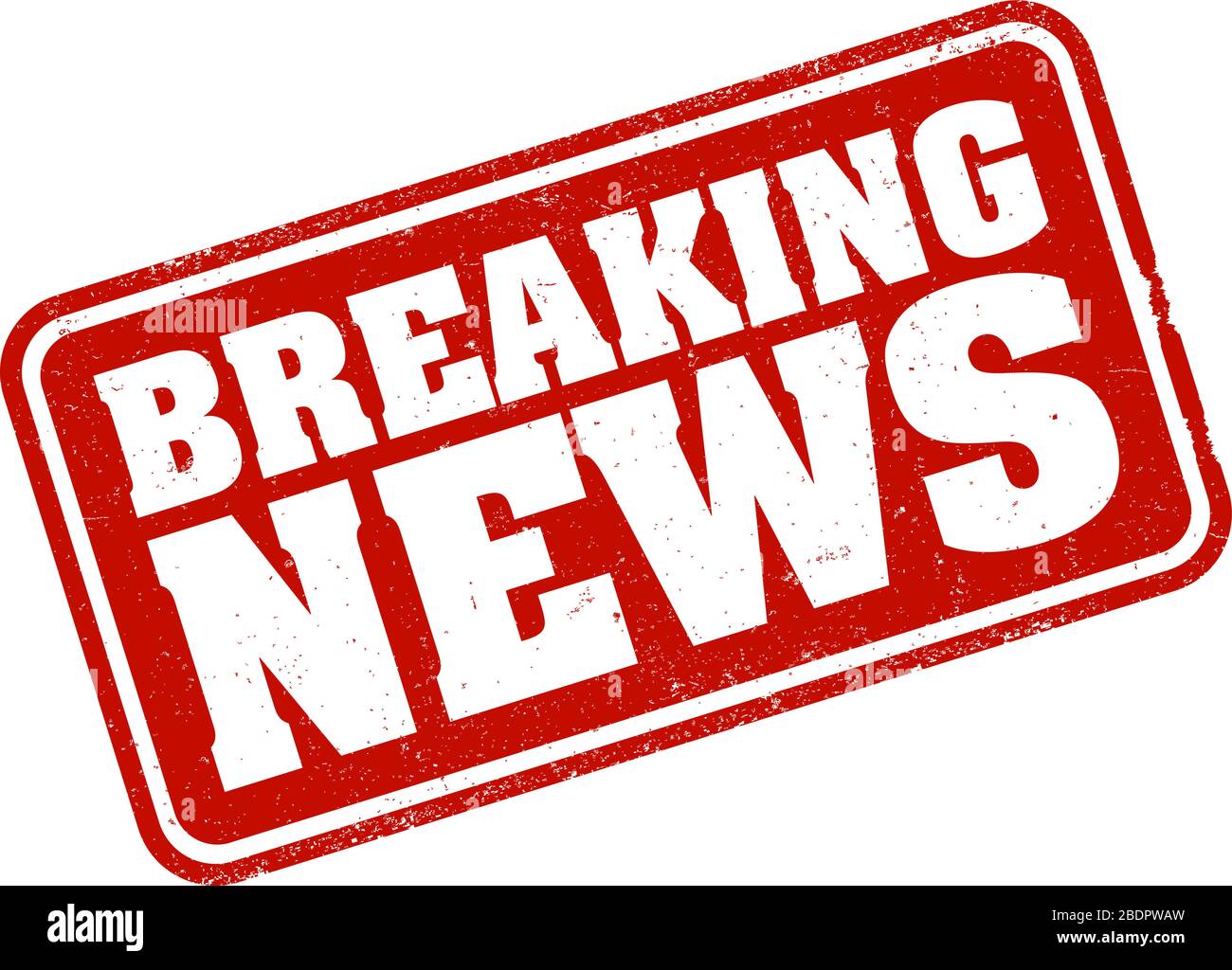 Breaking news rubber stamp Stock Vector Images Alamy