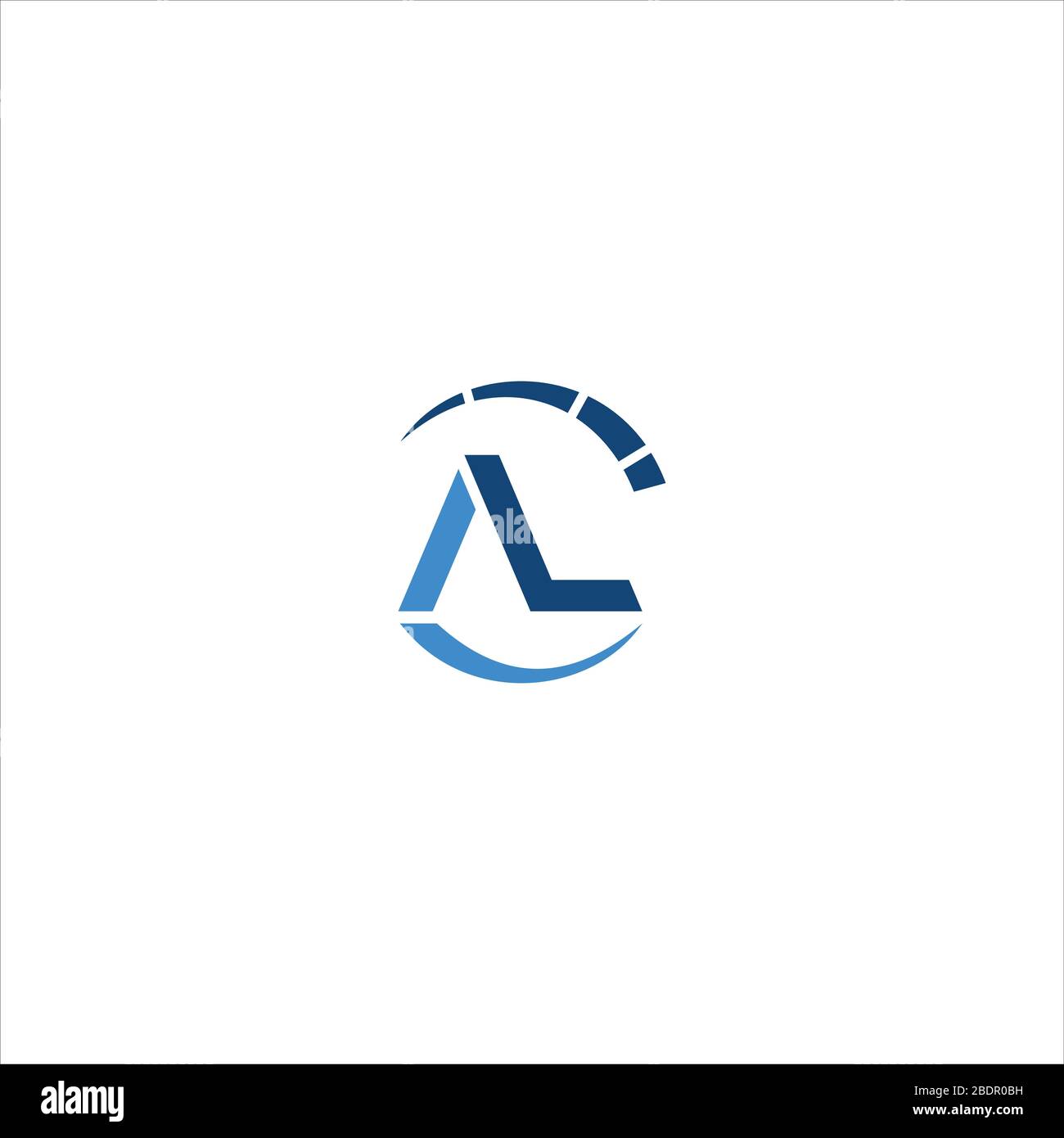 Initial letter la logo or al logo vector design template Stock Vector ...