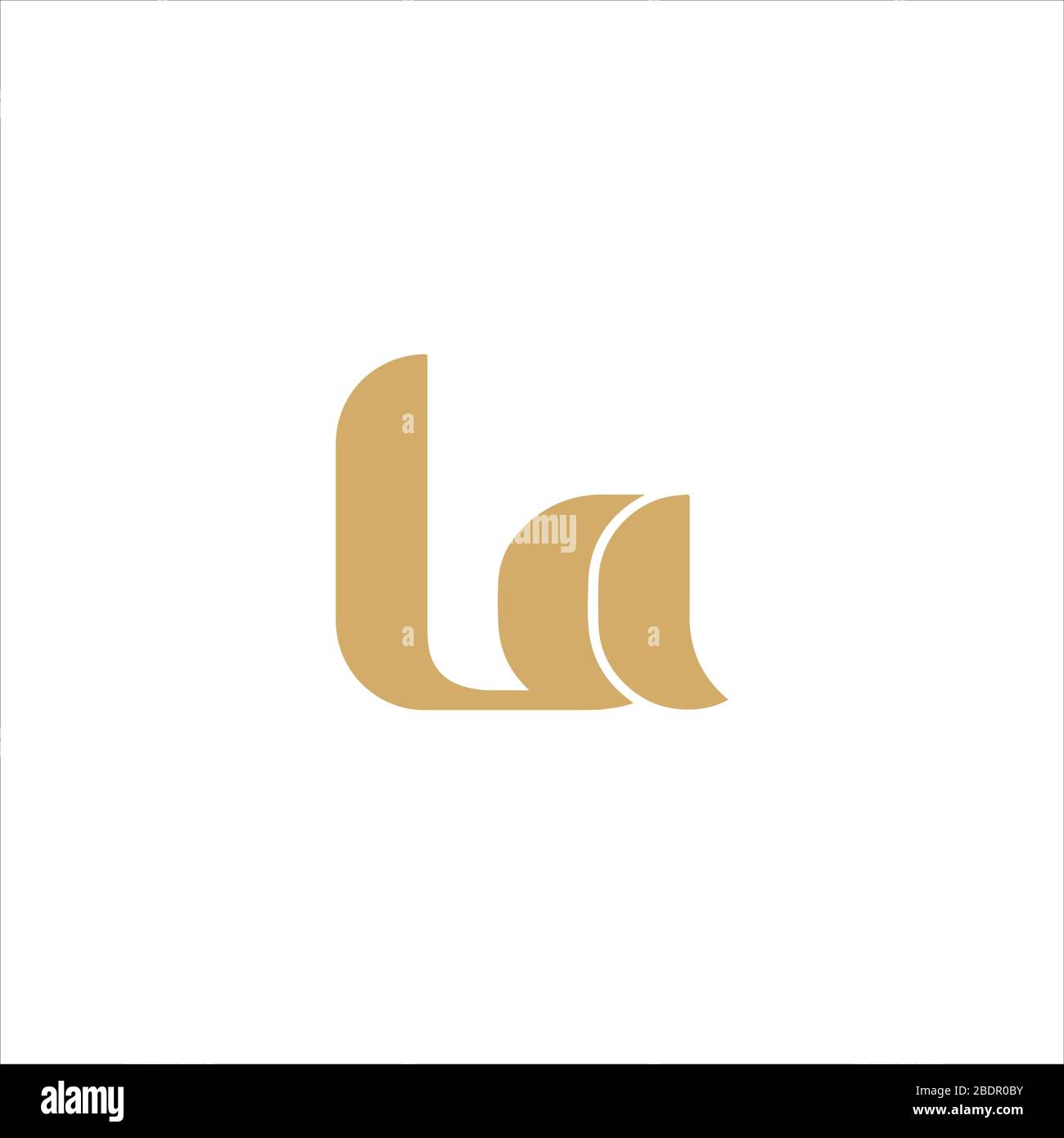 Initial letter la logo or al logo vector design template Stock Vector ...