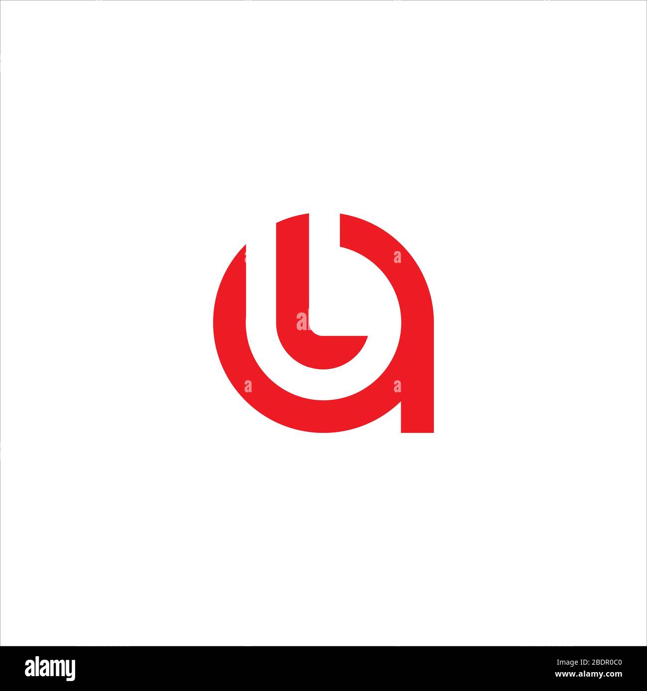 Initial letter la logo or al logo vector design template Stock Vector ...