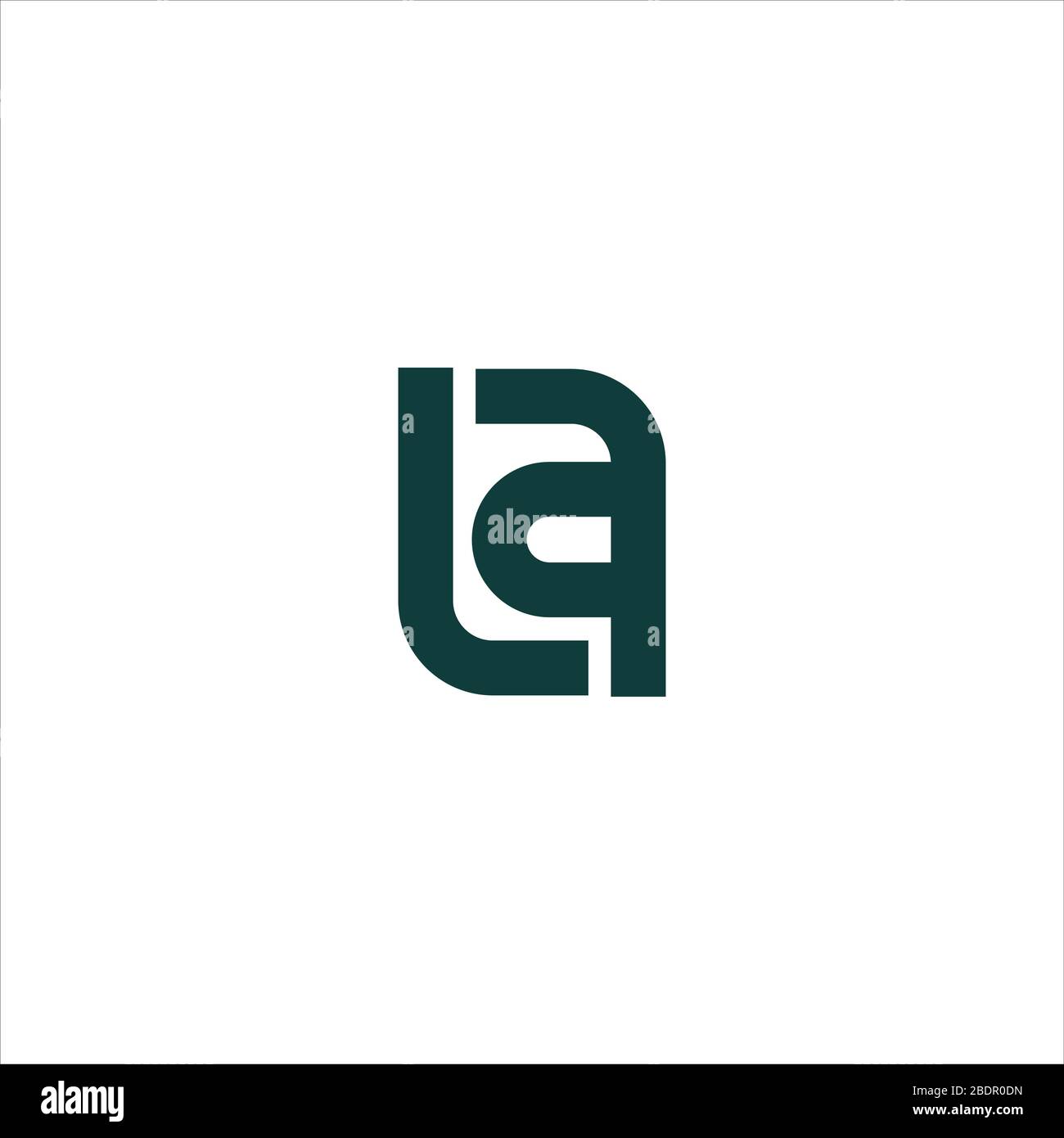 Initial letter la logo or al logo vector design template Stock Vector ...