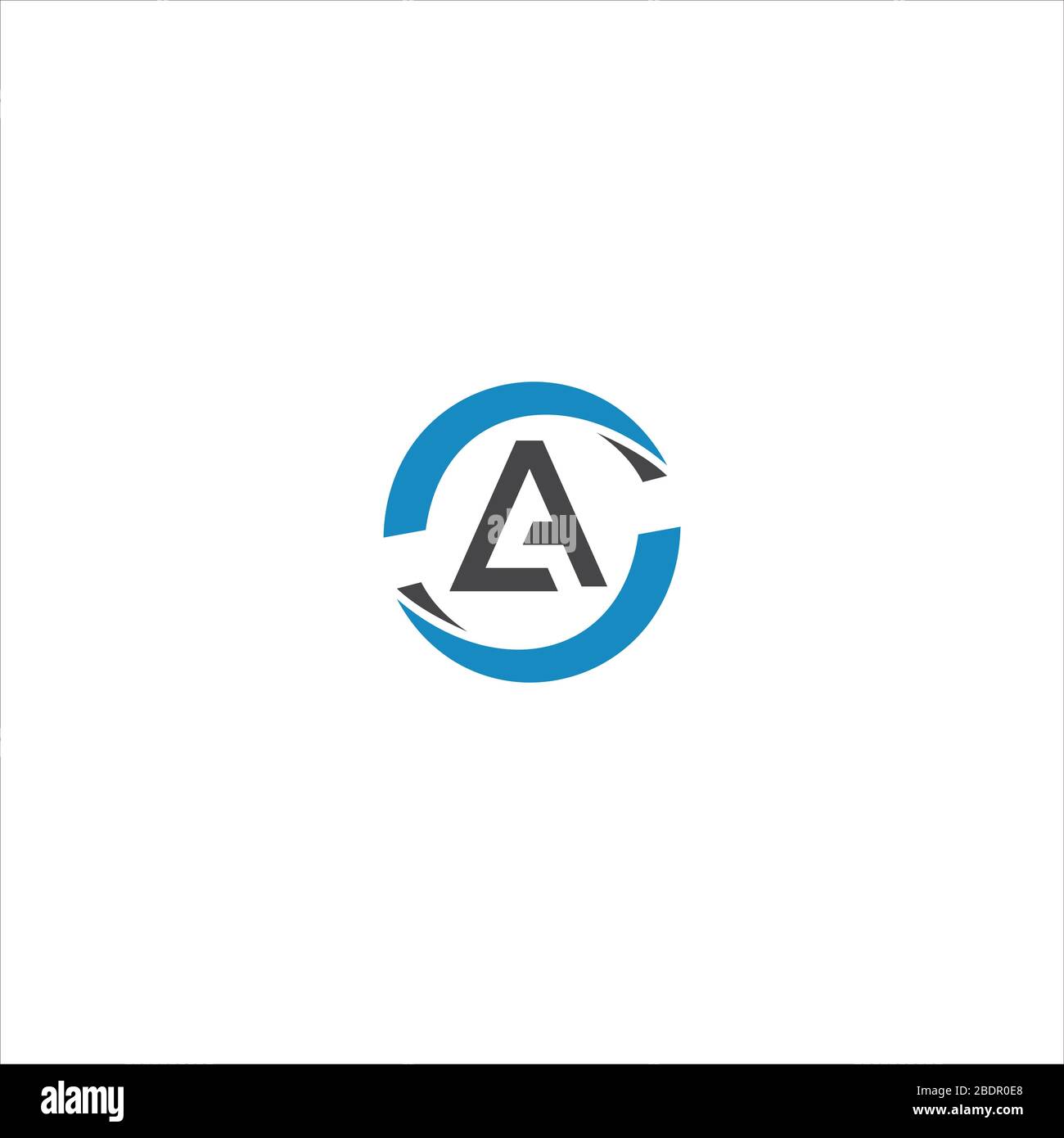 Initial letter la logo or al logo vector design template Stock Vector ...