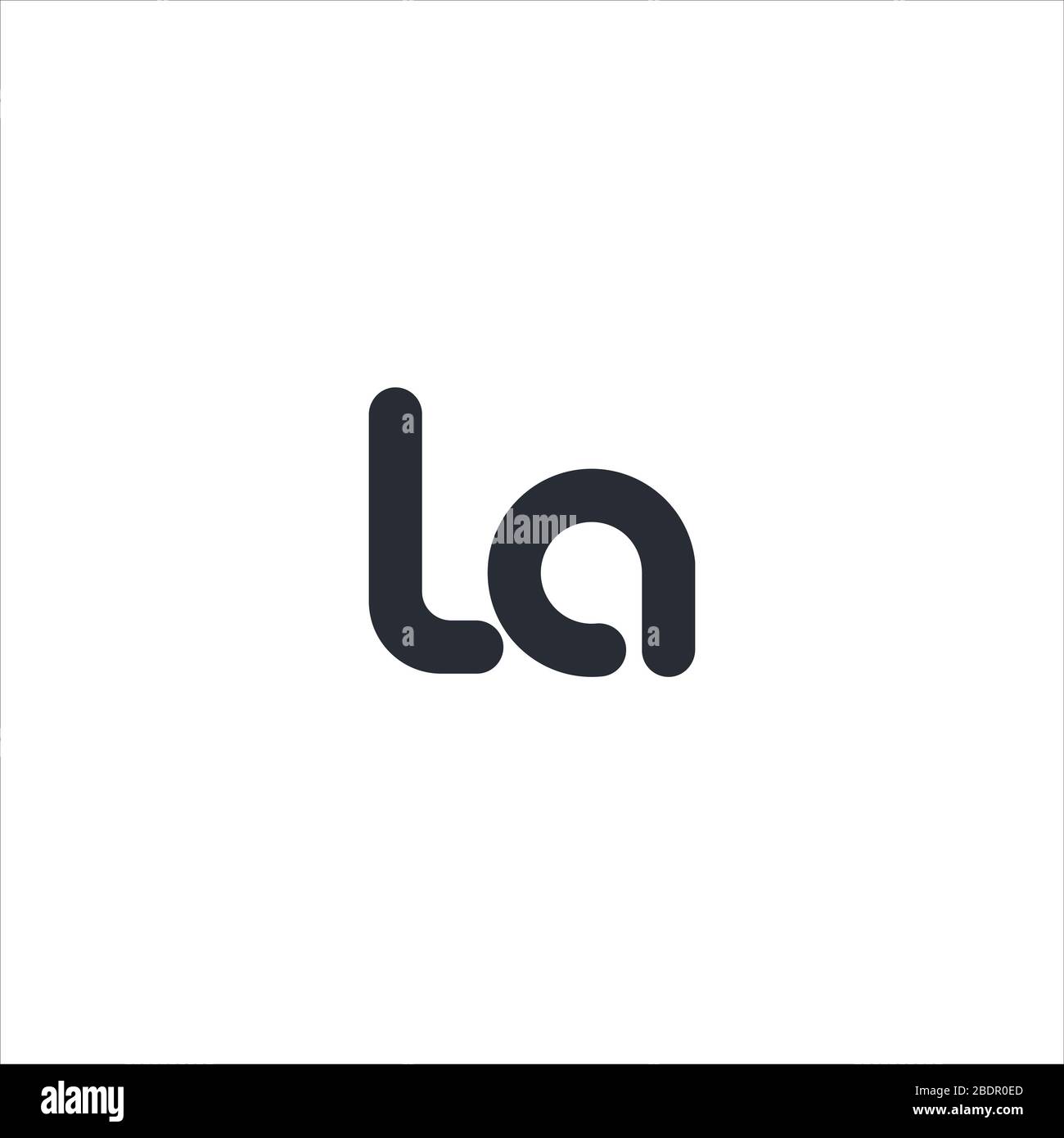 Initial letter la logo or al logo vector design template Stock Vector ...