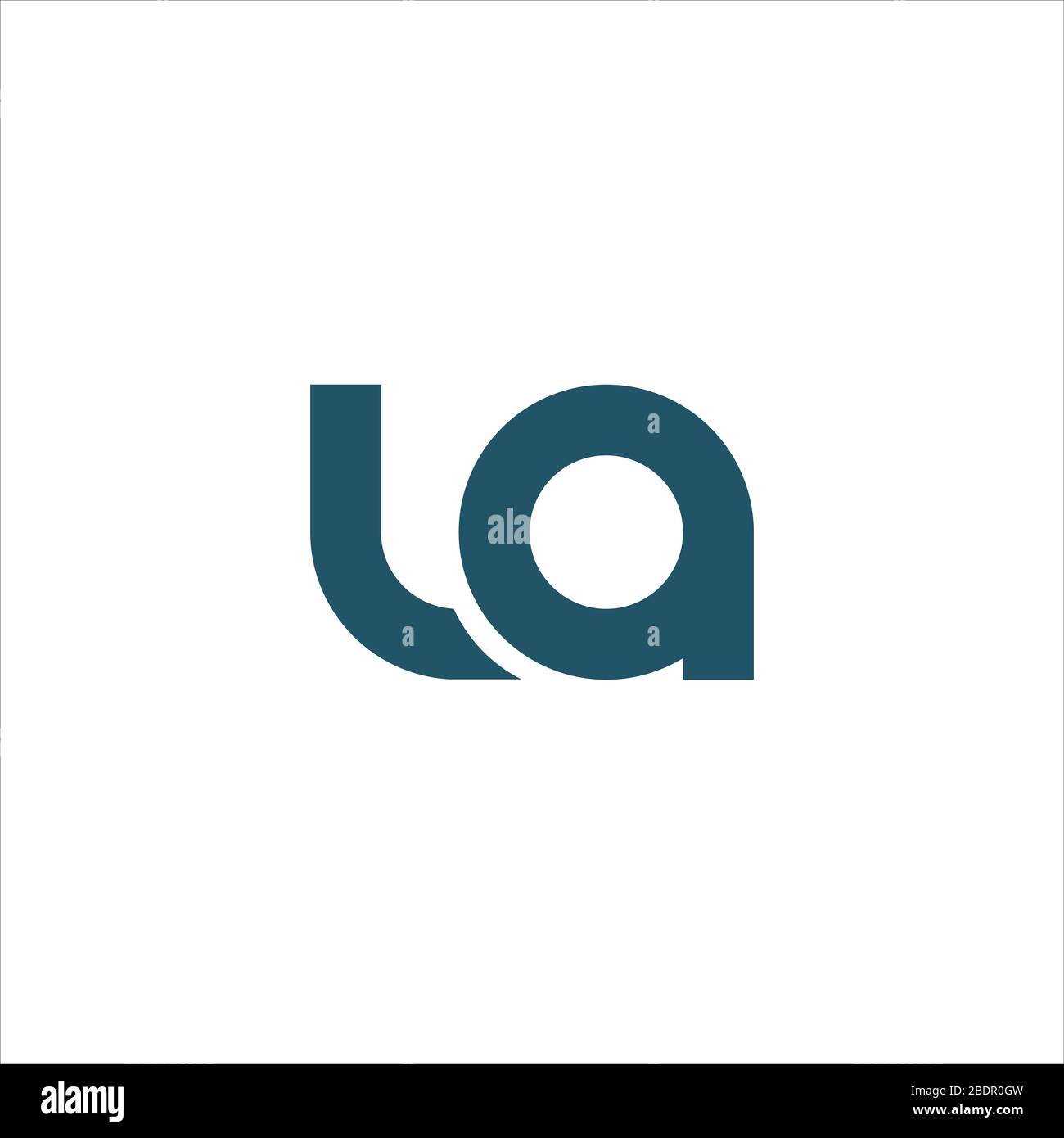 Initial letter la logo or al logo vector design template Stock Vector ...