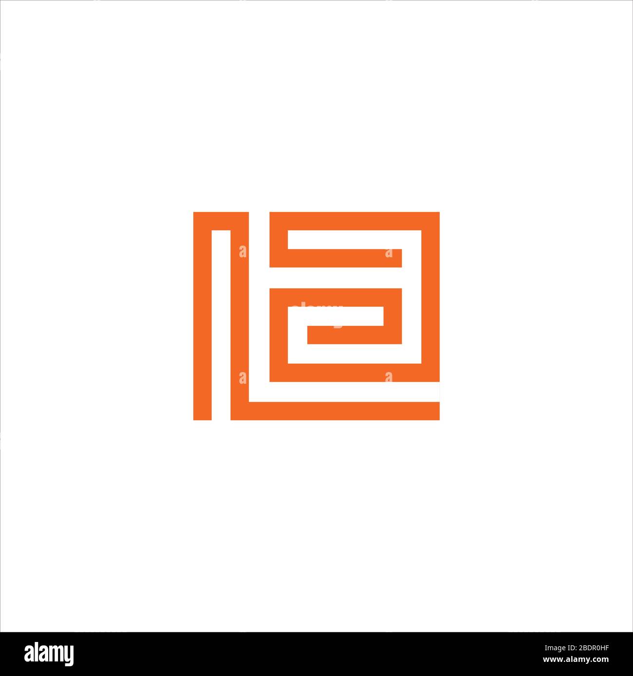 Initial letter la logo or al logo vector design template Stock Vector