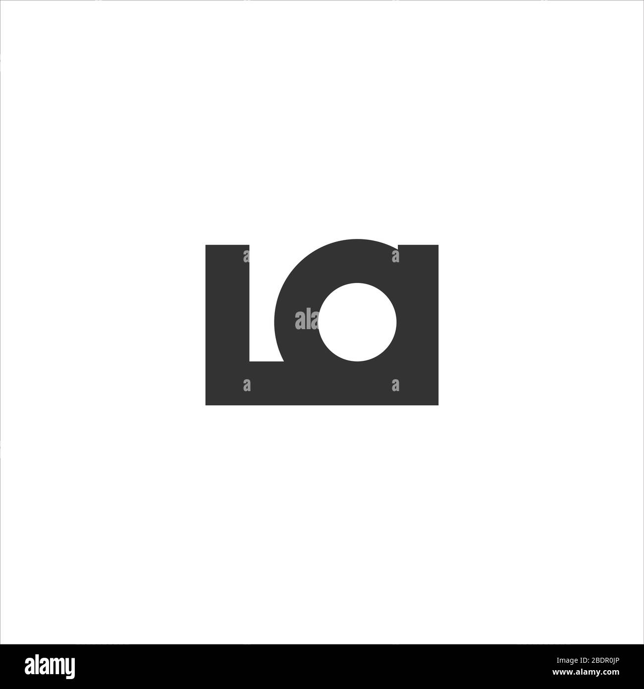 Initial letter la logo or al logo vector design template Stock Vector ...