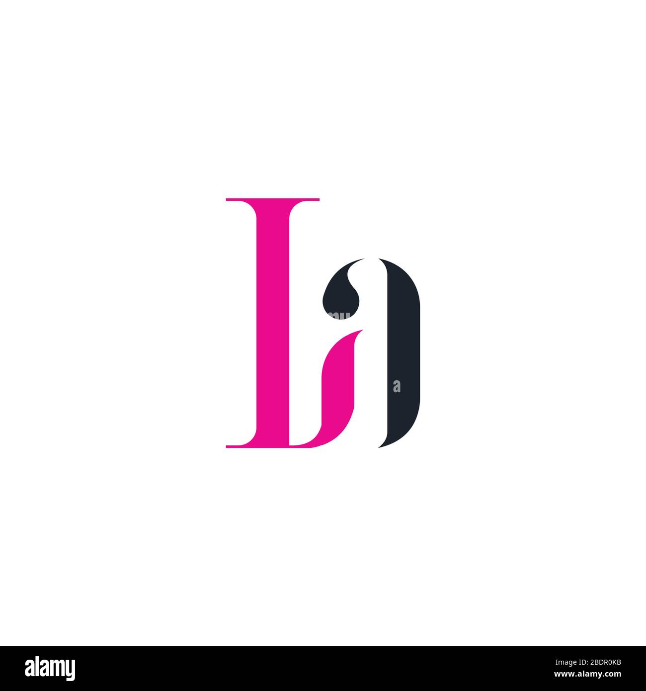 Initial letter la logo or al logo vector design template Stock Vector ...