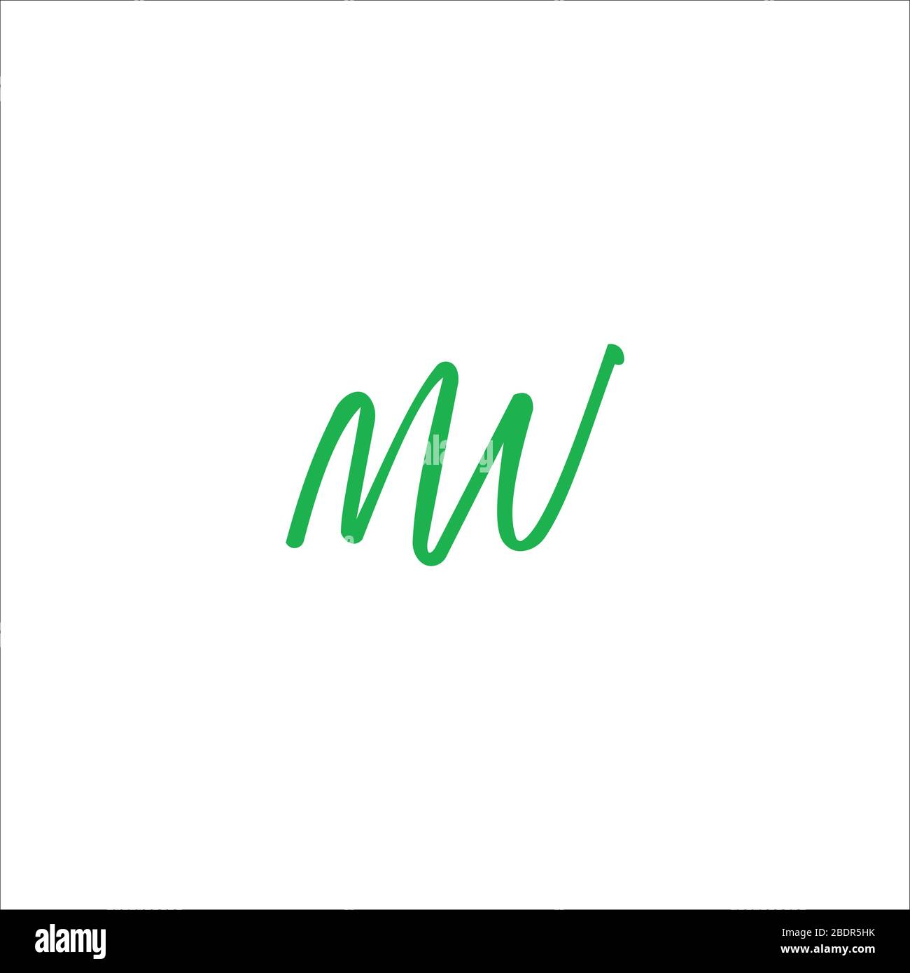 Initial letter mw logo or wm logo vector design template Stock Vector ...
