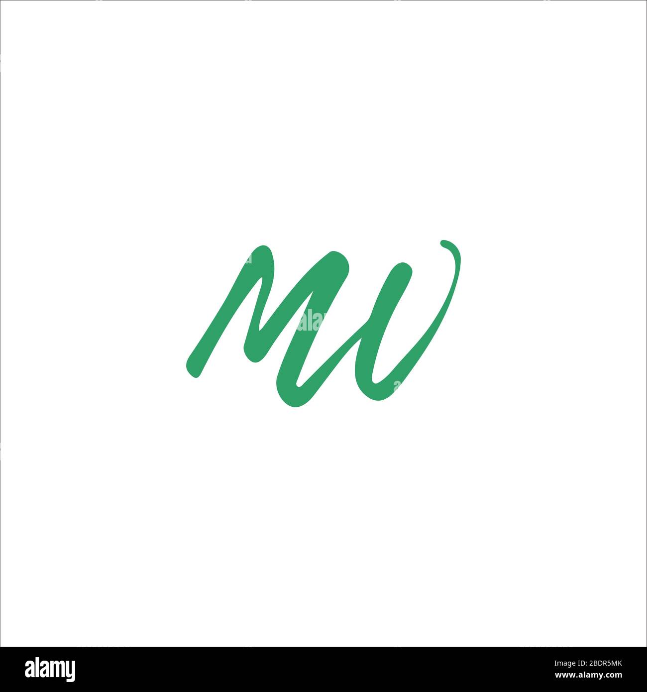 Initial letter mw logo or wm logo vector design template Stock Vector ...